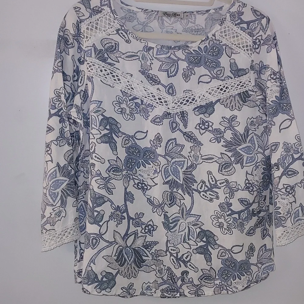 Elena Baldi, all Linen Top - Picture 3 of 12